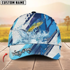 Maxcorners Fishing Technical Fish Scale Personalized Cap (13 Breeds)