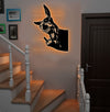Maxcorners Funny Donkey Metal Sign WITH LED/WITHOUT LED - Hilarious Farm Yard Decor, Gag Gift for Ranch Owners & Outdoor Spaces LM0110