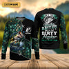 Maxcorners The Master Baiter And Dirty Hooker Fishing UPF Shirts, Funny Fishing Shirt, Gift For Fisherman