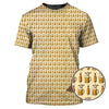 Maxcorners Beer Golf Shirt For Golfer, Pattern Golf Shirt, Funny Golf Shirt For Men, Crazy Golf Shirt