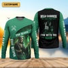 Maxcorners Fish Reaper Fishing UPF Shirts, Best Fishing Gifts, Custom Fishing Shirt, Hello Darkness My Old Friend