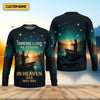 Maxcorners Fishing In Heaven Custom Memorial Shirt, SPF Shirt For Men, Presents For Fishermen, Bass Fishing