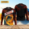 Maxcorners Bass Fishing Apparel, SPF Shirt For Men, Gift For Fisherman, Fishing Shirts For Men