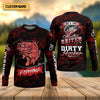 Maxcorners He’s the Master Baiter & I’m the Dirty Hooker SPF Shirts, Fishing Shirts For Men, Fisherman Gift