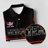 Maxcorners Personalized Veteran America 250 Polo Shirt Red Accent, Performance Golf Shirt, Golf Tops For Women LM1507