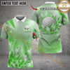 Maxcorners Golf Ice Ball Magic Personalized Name, Team Name 3D Shirt (4 Colors)
