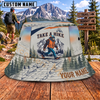 Maxcorners Hiking Take A Hike Mountain Backpacker Personalized Name 3D Cap