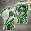 Maxcorners Darts On Target Bullseye Abstract Design Multiple Options Personalized Name, Team Name 3D Shirt