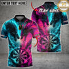Maxcorners Darts Fire and Ice Dragon Dartboard Multiple Options Personalized Name, Team Name 3D Shirt