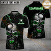 Maxcorners Golf Thunder Lightning Skull Personalized Name, Team Name 3D Shirt (4 Colors)