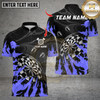 Maxcorners Darts DartBoard Grunge Multicolor Customized Name, Team Name 3D Shirts