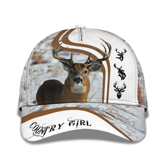 Maxcorners Country Girl Ball Cap Hunting Camo Baseball Cap LM0402