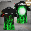 Maxcorners Golf Heavenly Flame Design Personalized Name, Team Name 3D Shirt (4 Colors)