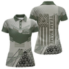 Maxcorners Military Green Camo Billiard Jersey For Men Custom 8 Ball Pool Shirt American Flag Billiard Shirts LM064