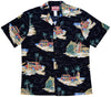 Maxcorners Classic Woodie Auto Men's Hawaiian Shirt Ver.2