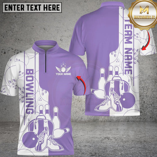 Maxcorners Bowling Shoes Multicolor Customized Name, Team Name 3D Shirts