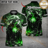 Maxcorners Golf Dark Night Reaper Design Personalized Name, Team Name 3D Shirt (4 Colors)