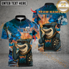 Maxcorners Fierce Shark Dartboard  Multicolor Customized Name, Team Name 3D Shirts