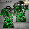 Maxcorners Bowling Bowling Ball & Pin Impact Graphic Multicolor Customized Name, Team Name 3D Shirts