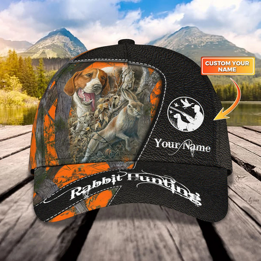 Maxcorners Beagle Hunting Personalized Name Baseball Cap Classic Cap LM0402