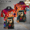 Maxcorners Fierce Shark Dartboard  Multicolor Customized Name, Team Name 3D Shirts