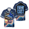Maxcorners Every Cast Is A New Possibility Mens Fishing Shirts Long Sleeve, SPF Shirt For Men, Fishing Shirts For Men