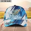 Maxcorners Fishing Technical Fish Scale Personalized Cap (13 Breeds)