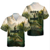 Maxcorners Born To Fish Forced To Work Fishing SPF Shirts, Custom Fishing Shirts, Fishing Shirts For Men, Funny Fisherman Gift