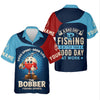 Maxcorners A Bad Day Fishing Is Better Than A Good Day At Work Fishing UPF Shirts, Funny Fishing Shirt