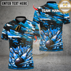 Maxcorners Bowling And Pins  Multicolor Customized Name, Team Name 3D Shirts
