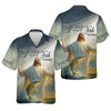 Maxcorners Even Jesus Has A Fish Story Funny Fishing Shirt, SPF Shirt For Men, Men Long Sleeve Shirt