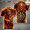 Maxcorners Darts Thunder Dragon Dartboard Multiple Options Personalized Name, Team Name 3D Shirt