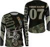 Maxcorners Motocross xtreme Motox Racing Dirt Bike Off-Road Motorcycle Customize Name And Number 3D Shirts