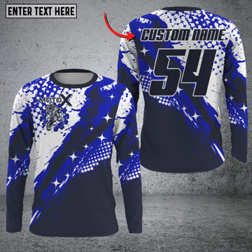 Maxcorners Rider's Edge Leather Personalized Name 3D Shirt