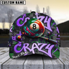 Maxcorners Billiard Ball 8 Graffiti Street Personalized Name 3D Cap (6 Colors)