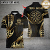Maxcorners Polynesian Tattoo Dartboard Multicolor Customized Name, Team Name 3D Shirts