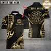 Maxcorners Polynesian Tattoo Dartboard Multicolor Customized Name, Team Name 3D Shirts