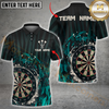 Maxcorners Darts Splash Multicolor Customized Name, Team Name 3D Shirts