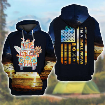 Maxcorners Camping 3D All Over Printed Shirt VTHD85