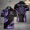 Maxcorners Polynesian Tattoo Dartboard Multicolor Customized Name, Team Name 3D Shirts