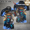 Maxcorners Billiard King Ape 8-Ball Pool Multicolor Customized Name, Team Name 3D Shirt