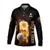 Maxcorners Weekend Forecast Golf With A Change Of Beer Custom Golf Polo Shirt, Mens Golf Gift, Golf Lover Gift