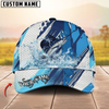 Maxcorners Fishing Technical Fish Scale Personalized Cap (13 Breeds)