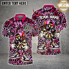 Maxcorners Darts & Skull Dartboard Street Art Graphic Multicolor Customized Name, Team Name 3D Shirts