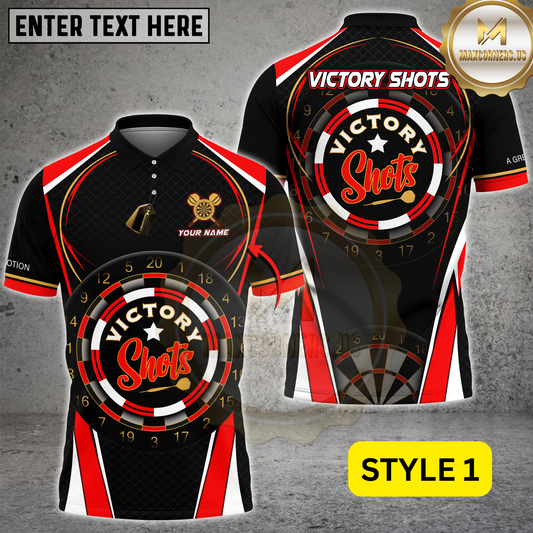 Maxcorners Custom Darts 3D Shirt For Michael Sheely