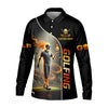 Maxcorners I Was One Under Today Custom Men's Golf Polo Shirt, Funny Skull Golf Shirt, Dad Golf Gift