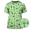 Maxcorners Ladies Golf Pattern Polos, Golf & Margarita Women's Golf Shirt, Cocktail And Golf Shirts For Golfers