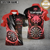 Maxcorners Darts Bear Lightning Multicolor Customized Name, Team Name 3D Shirts