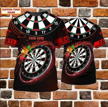 Maxcorners  Personalized 3D All Over Printed I Like Dart 2 Shirt