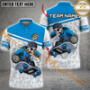 Maxcorners Darts  Skateboarding Skeleton Multicolor Option Customized Name, Team Name 3D Polo Shirt